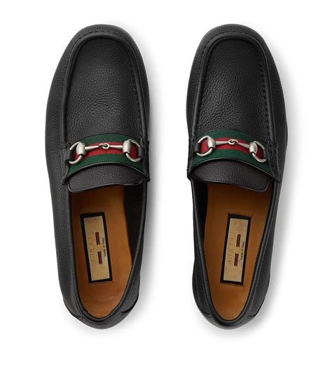 gucci vintage stripe loafers|pre owned Gucci loafers.